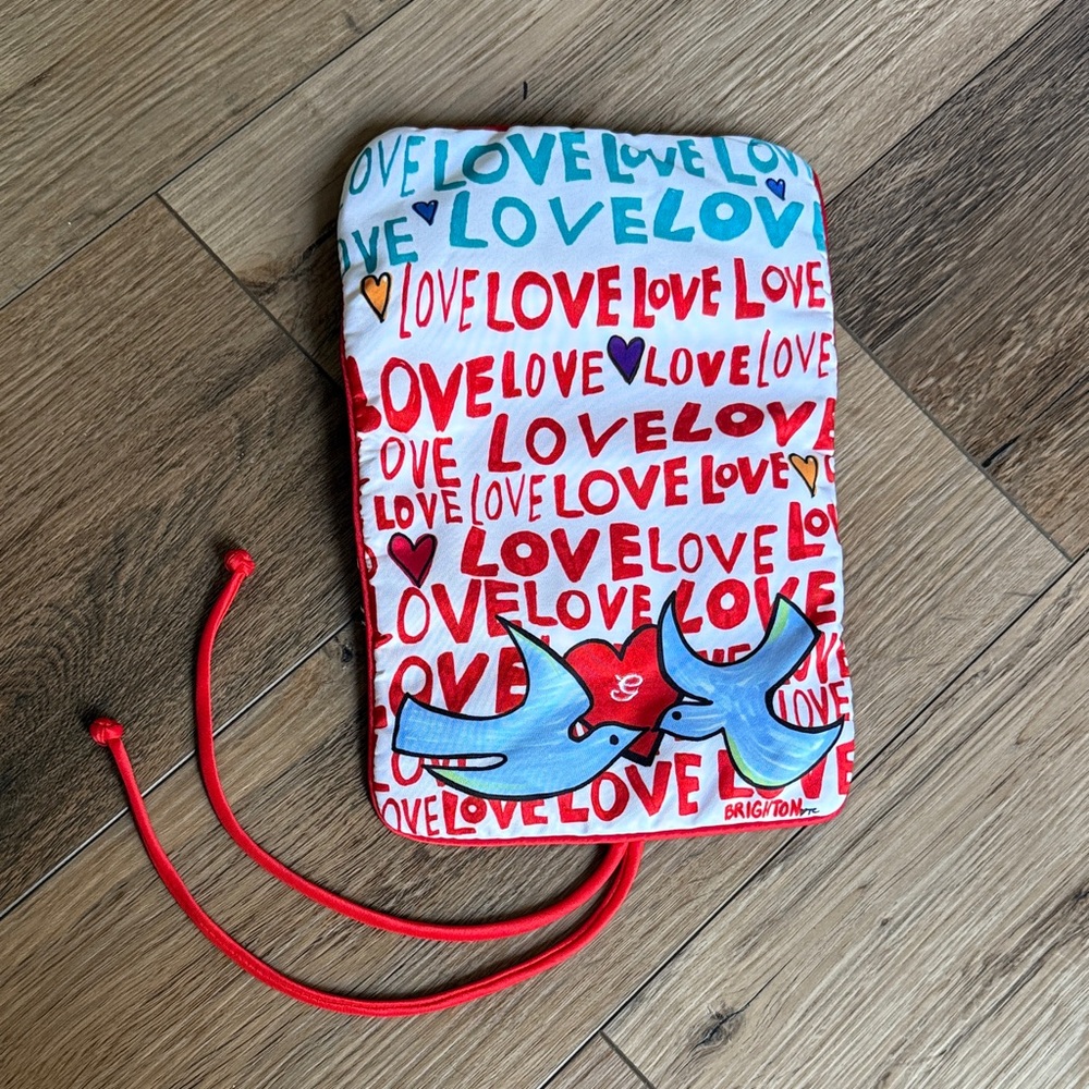 Brighton Love Dove Jewelry Roll Travel Pouch